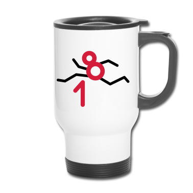 Geschenk zum 18 Thermobecher - Sprung: Endlich 18 !