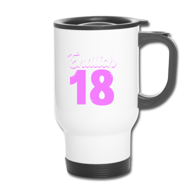 Geschenk zum 18 Thermobecher - Endlich 18