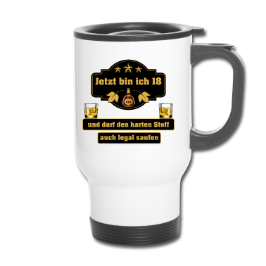 Geschenk zum 18 Thermobecher - 18. Geburtstag Geburtstagsgeschenk 18 Jahre alt