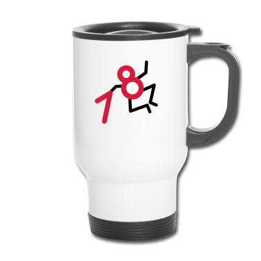 Geschenk zum 18 Thermobecher - Endlich: 18 Jahre!