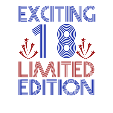 Motiv 18 Jahre 18 Geburtstag Geschenk