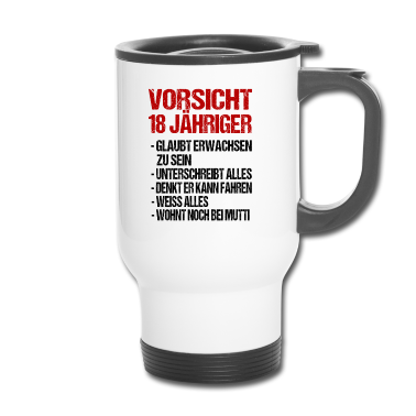 Geschenk zum 18 Thermobecher - 18 Jahre 18 Geburtstag Geschenk