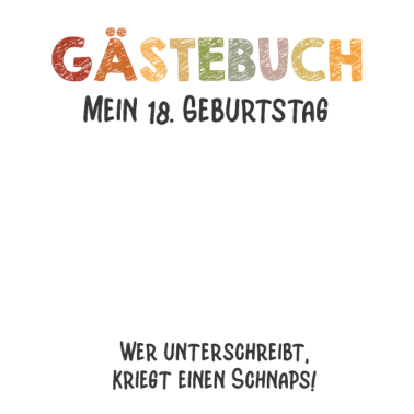 Motiv Gästebuch 18. Geburtstag