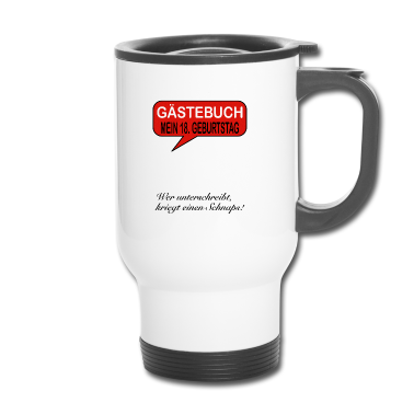 Geschenk zum 18 Thermobecher - GÄSTEBUCH ZUM 18. GEBURTSTAG