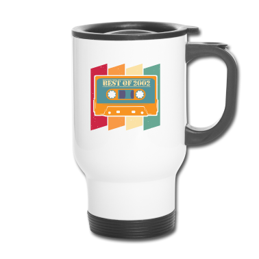 Geschenk zum 18 Thermobecher - Retro Best Of 2002 18. Geburtstag