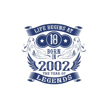 Motiv 18 Geburtstag Geschenk Legende