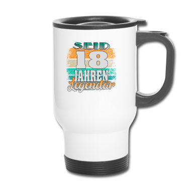 Geschenk zum 18 Thermobecher - 18 Geburtstag Seit 18 Jahren Legendär Geschenk