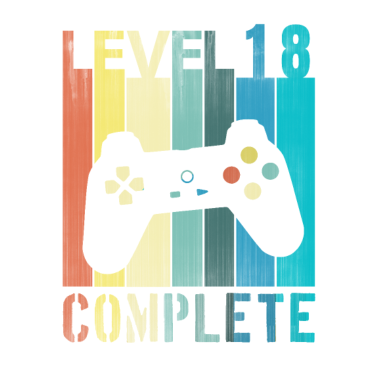 Motiv 18. Geburtstag - Level Complete