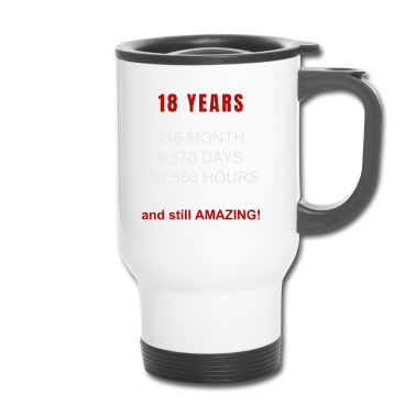 Geschenk zum 18 Thermobecher - 18 Jahre Geschenkidee