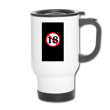 Geschenk zum 18 Thermobecher - 18+
