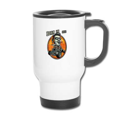 Geschenk zum 18 Thermobecher - 18 Rockabilly Hotrod Fan - 2002 18 Geburtstag