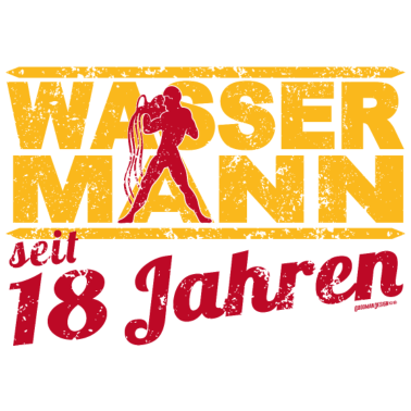Motiv Geburtstag Wassermann 18