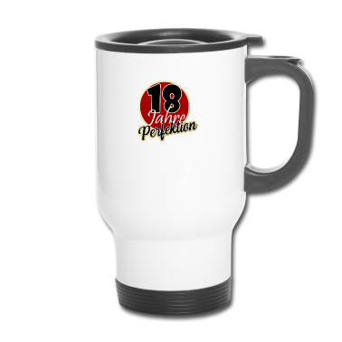 Geschenk zum 18 Thermobecher - 18 Jahre - 18 Geburtstag Geschenk Spruch t-Shirt