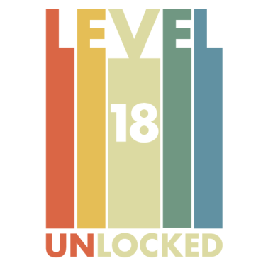Motiv Level 18 Erreicht | 18. Geburtstag Gamer Geschenke