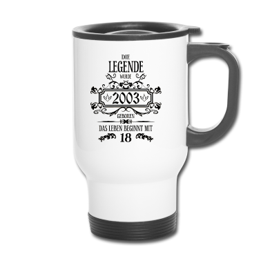 Geschenk zum 18 Thermobecher - Geschenkideen zum 18. Geburtstag Lustige Sprüche