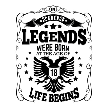 Motiv Geschenke zum 18. Geburtstag Jahrgang 2003 Mann