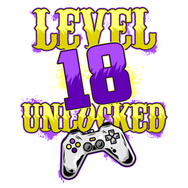 Motiv Geschenk zum 18. Geburtstag 18er 18 Jahre Gaming