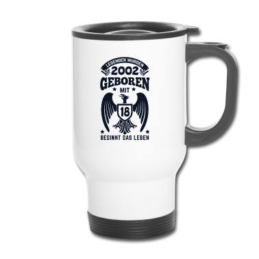 Geschenk zum 18 Thermobecher - 18 Geburtstag Geschenk Adler