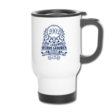 Geschenk zum 18 Thermobecher - 18 Geburtstag Vintage Legende