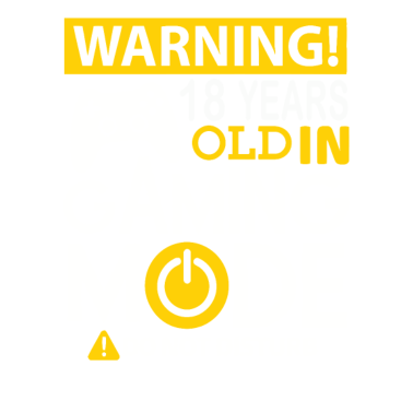 Motiv 18. Geburtstag 18 Jahre alt im Spielemodus 2001