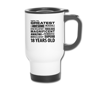 Geschenk zum 18 Thermobecher - 18. Geburtstag 18 Jahre großartig erwachsen superb