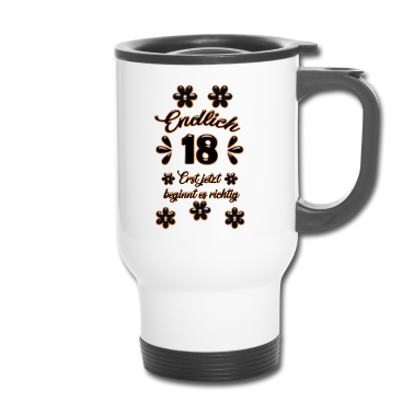 Geschenk zum 18 Thermobecher - Geschenk zum 18. Geburtstag Frauen