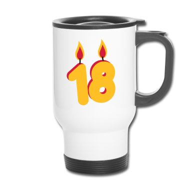 Geschenk zum 18 Thermobecher - 18