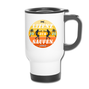 Geschenk zum 18 Thermobecher - Lizenz zum Saufen 18 Jahre