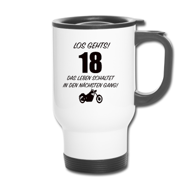 Geschenk zum 18 Thermobecher - 18 Geburtstag GeschenkFeier Geschenkidee