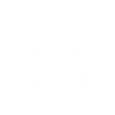 Motiv 18. Geburtstag Level 18 Freigeschaltet 2001