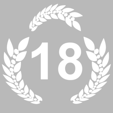 Motiv 18 lorbeerkranz, geburtstagsgeschenk 18