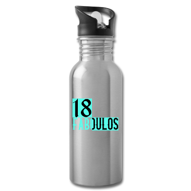 Geschenk zum 18 Trinkflasche - 18 & Faboulos