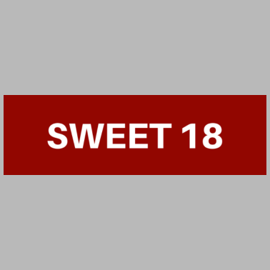 Motiv Sweet 18