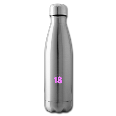 Geschenk zum 18 Trinkflasche - Endlich 18