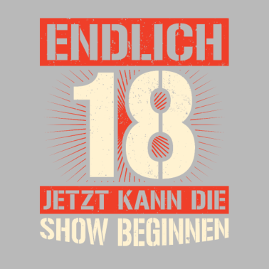 Motiv Endlich 18 Geburtstag Geschenk 18 Jahre