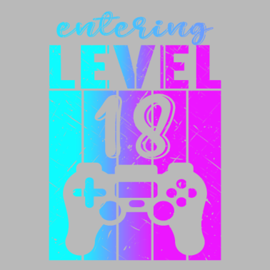 Motiv Level 18 Gaming Controller 18. Geburtstag