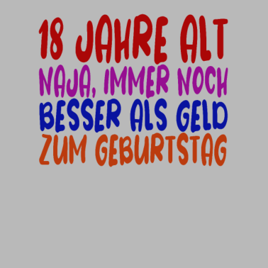 Motiv 18 Jahre 18 Geburtstag Geschenk