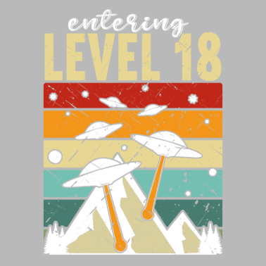 Motiv Level 18 Gaming Controller 18. Geburtstag