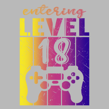 Motiv Level 18 Gaming Controller 18. Geburtstag