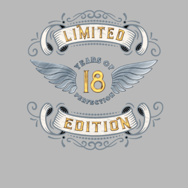Motiv Geschenk zum 18. Geburtstag - 18 Jahre alt