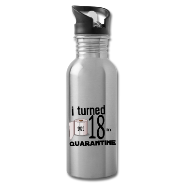 Geschenk zum 18 Trinkflasche - MEIN 18. GEBURTSTAG IN QUARANTINE.