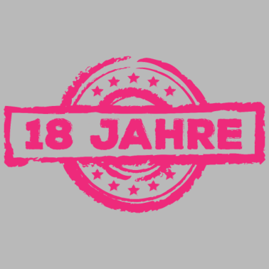 Motiv 18 Jahre 18. Geburtstag Volljährig Geburtstagspart