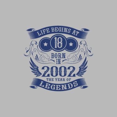 Motiv 18 Geburtstag Geschenk Legende