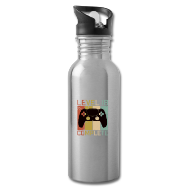 Geschenk zum 18 Trinkflasche - Gaming Zocken 18 Geburtstag Level 18 Complete