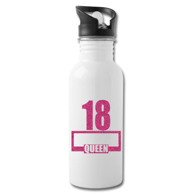Geschenk zum 18 Trinkflasche - 18. Geburtstag 18 Jahre 18er Birthday Queen