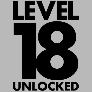 Motiv Level 18 Shirt | 18. Geburtstag Gamer Geschenke