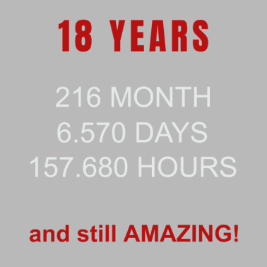 Motiv 18 Jahre Geschenkidee