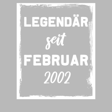 Motiv Legendär seit Februar 2002 18.Geburtstag 18 Jahre