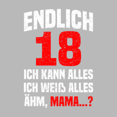 Motiv Endlich 18 - 18. Geburtstag