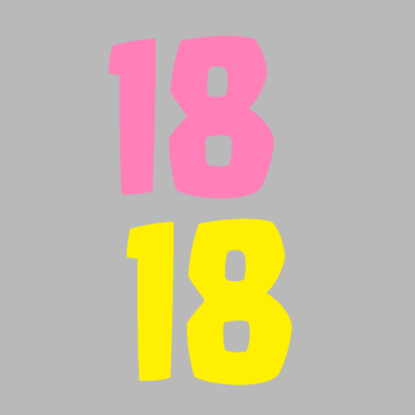 Motiv 18 Geburtstag 18 Jahre